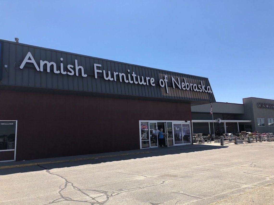 The Grand Island showroom of Amish Furniture of Nebraska at 515 S. Webb Road, Grand Island, NE 68803